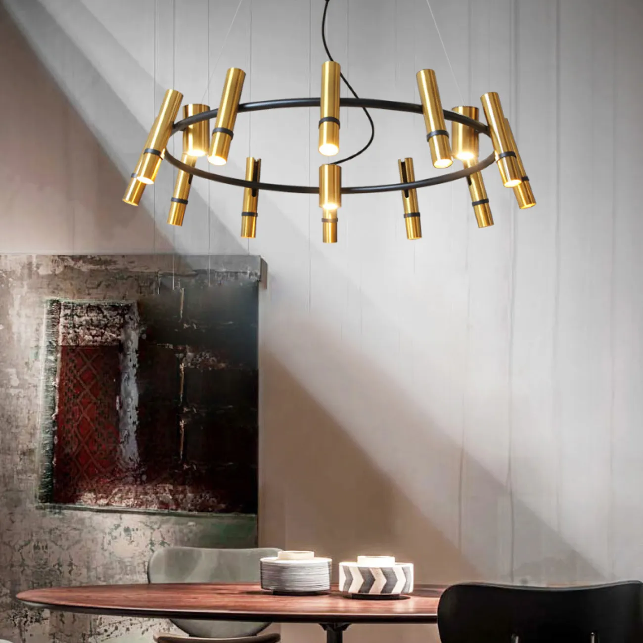 Подвесная кольцевая люстра REACT R D60 от ImperiumLoft