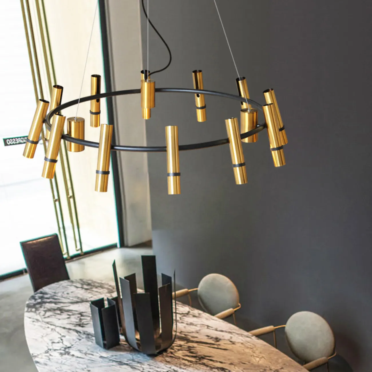 Подвесная кольцевая люстра REACT R D60 от ImperiumLoft