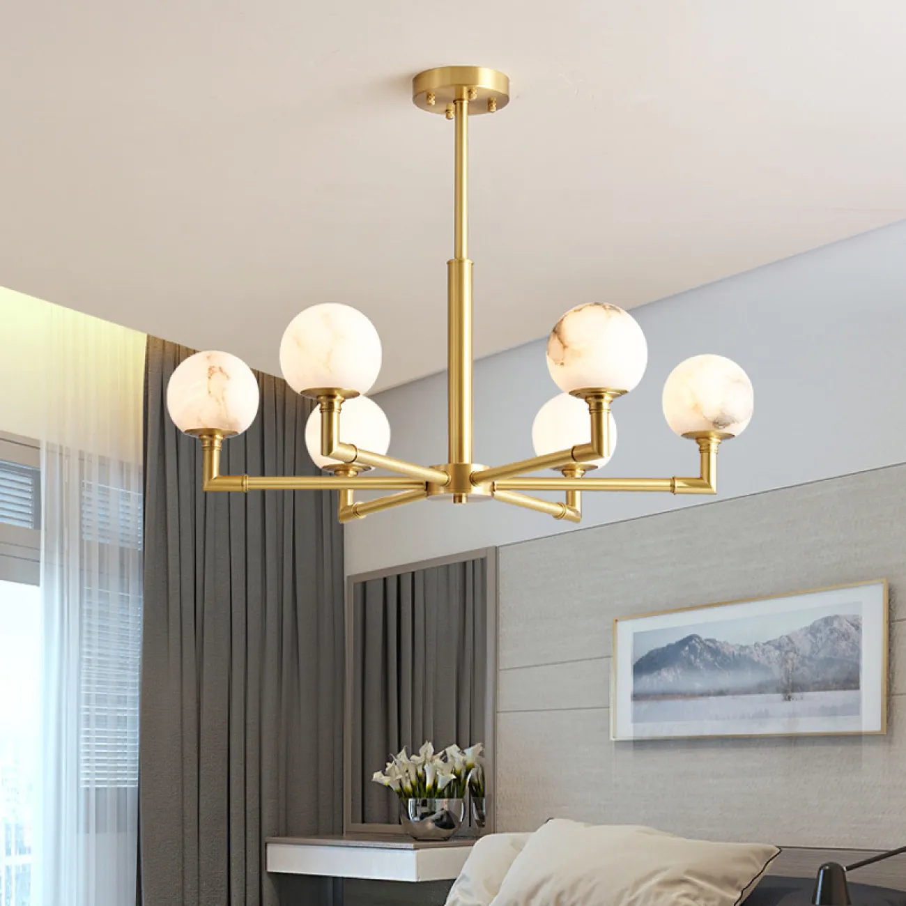 Потолочная люстра NANCY L6 от ImperiumLoft Потолочная люстра NANCY L6 от ImperiumLoft