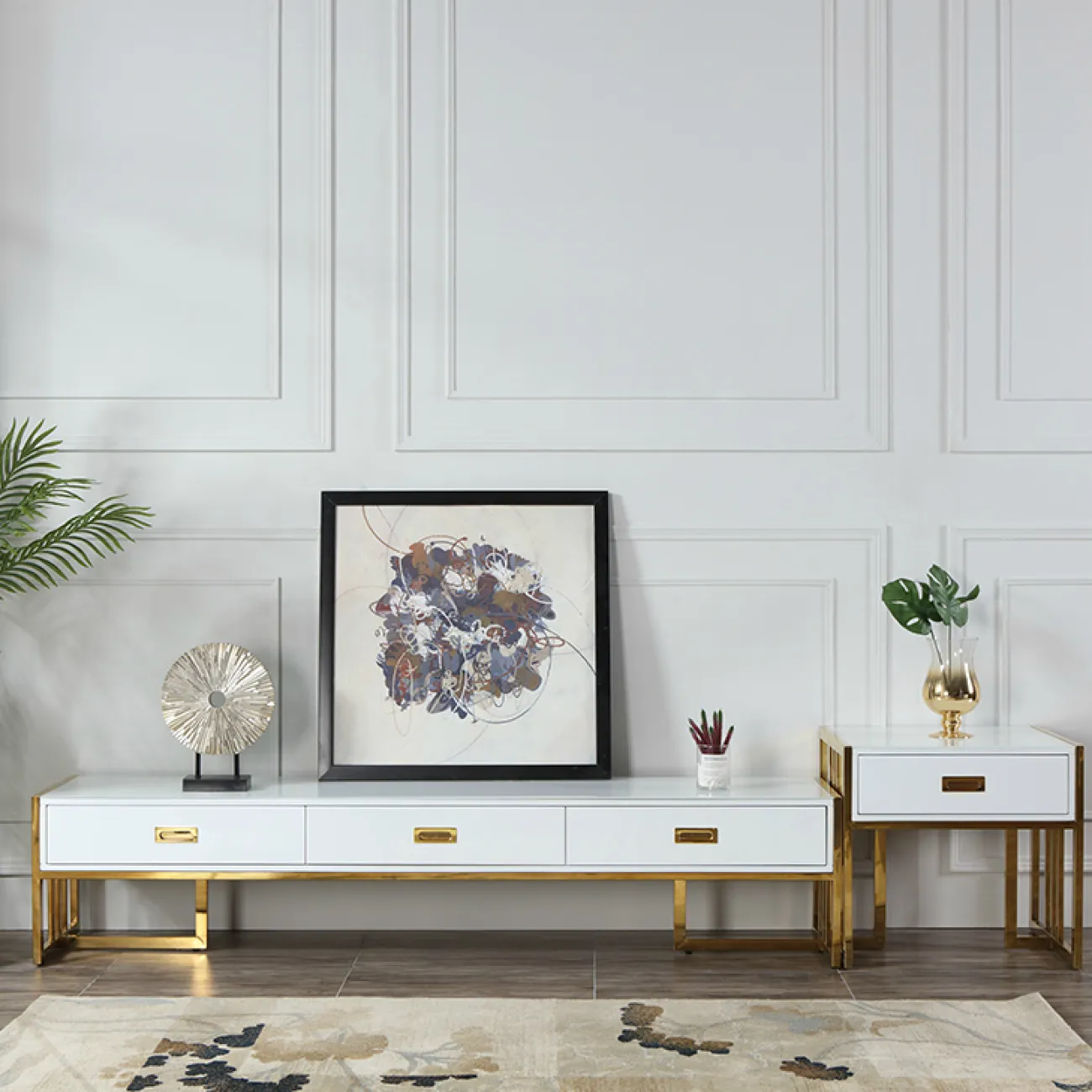 Дизайнерский комод под ТВ LaLume-TV00114