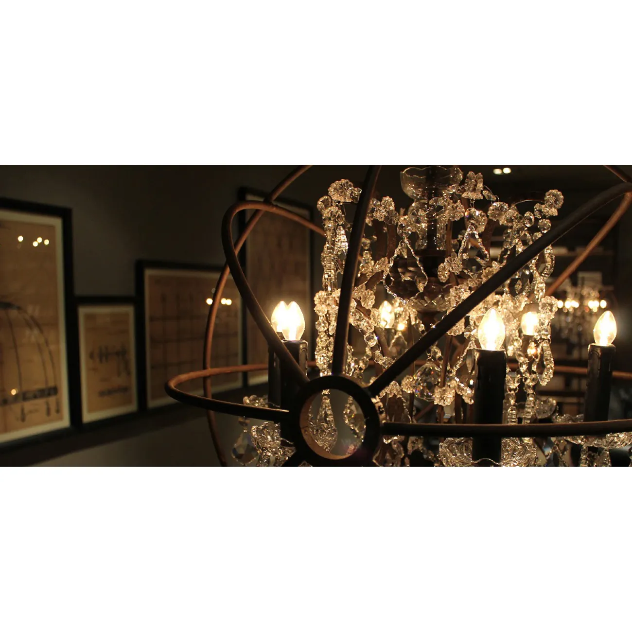 Люстра Restoration Hardware Foucault's Orb Crystal Chandelier от LaLume