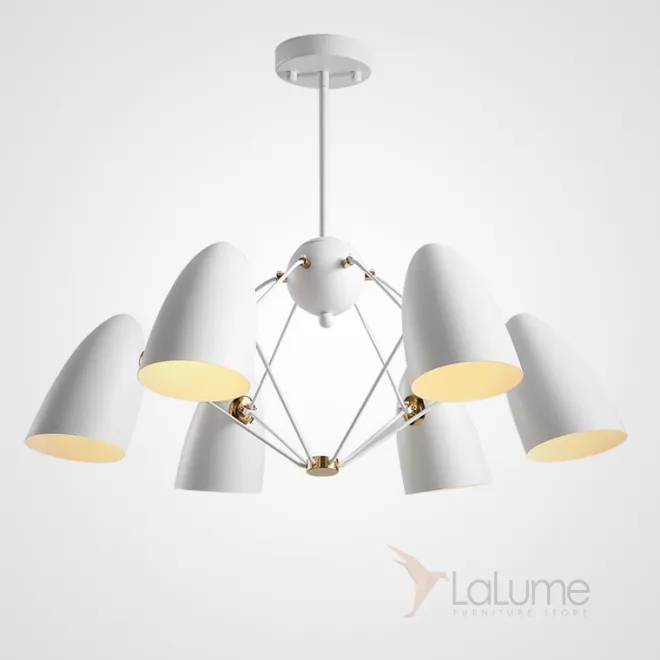 Подвесная люстра ETA 6 Белый от ImperiumLoft