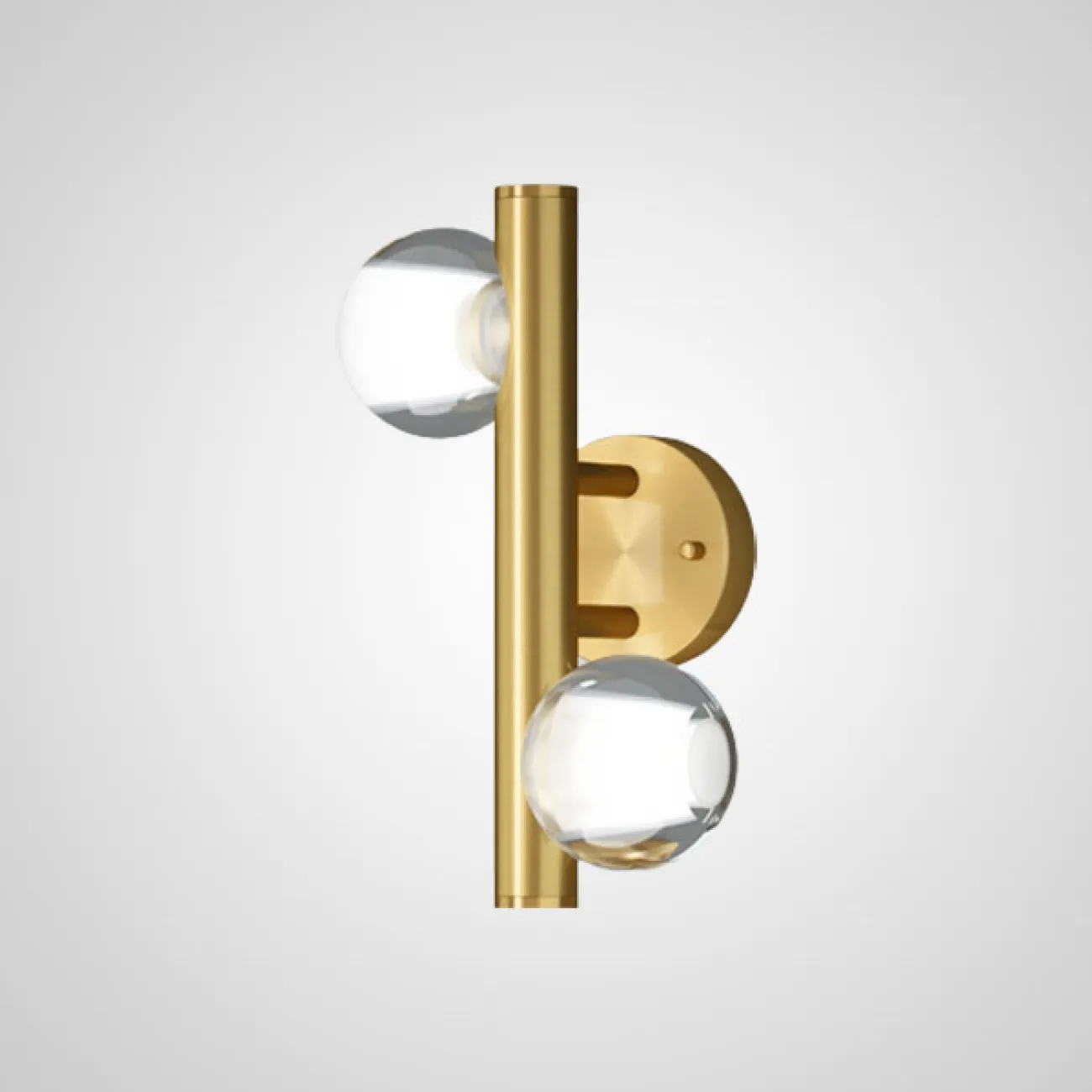 Настенный светильник ILIANA WALL B Brass Black от ImperiumLoft