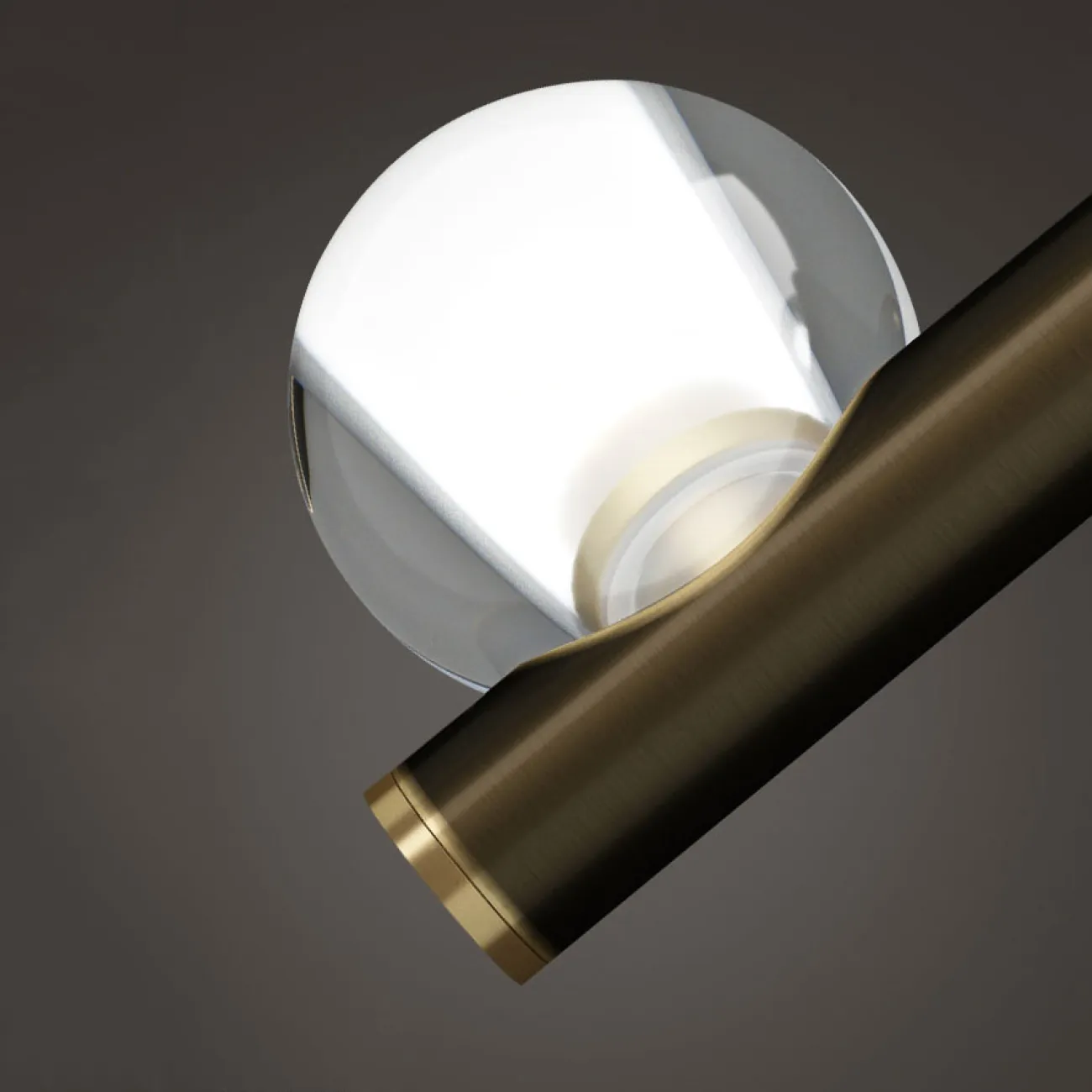 Настенный светильник ILIANA WALL A Brass Black от ImperiumLoft