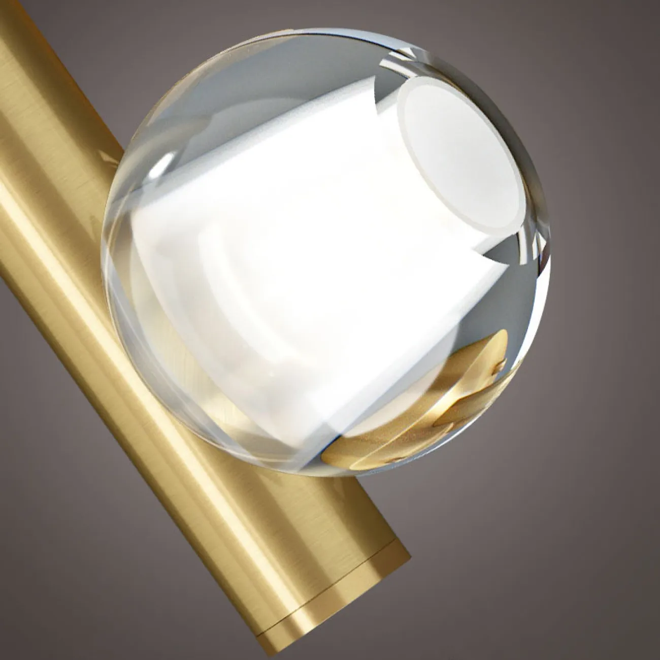 Настенный светильник ILIANA WALL A Brass Black от ImperiumLoft