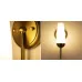 Бра Country Wall Lamp Glass Lampshade