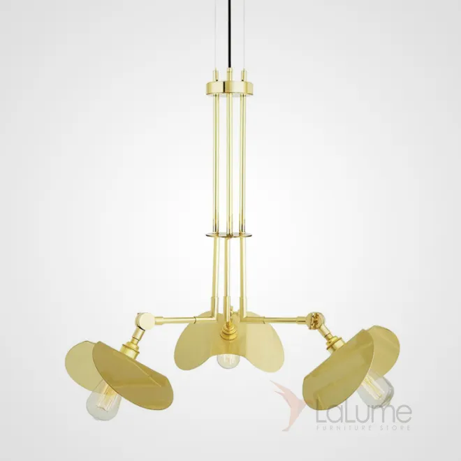 Подвесная люстра Emioni Chandelier Polished Brass от ImperiumLoft