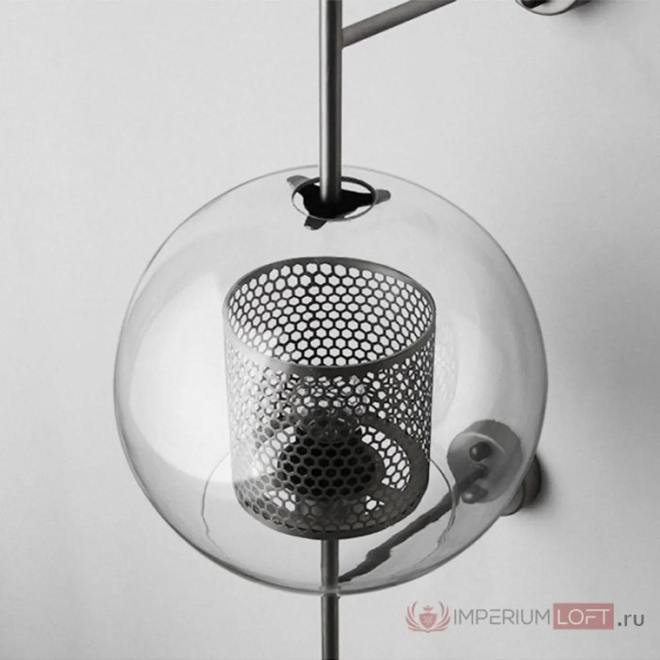 Настенный светильник CATCH WALL ball D55 steel от ImperiumLoft