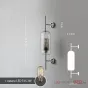 Настенный светильник CATCH WALL ball D55 steel от ImperiumLoft