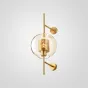 Настенный светильник CATCH WALL ball D55 brass от ImperiumLoft
