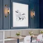 Настенный светильник CATCH WALL ball D55 steel от ImperiumLoft