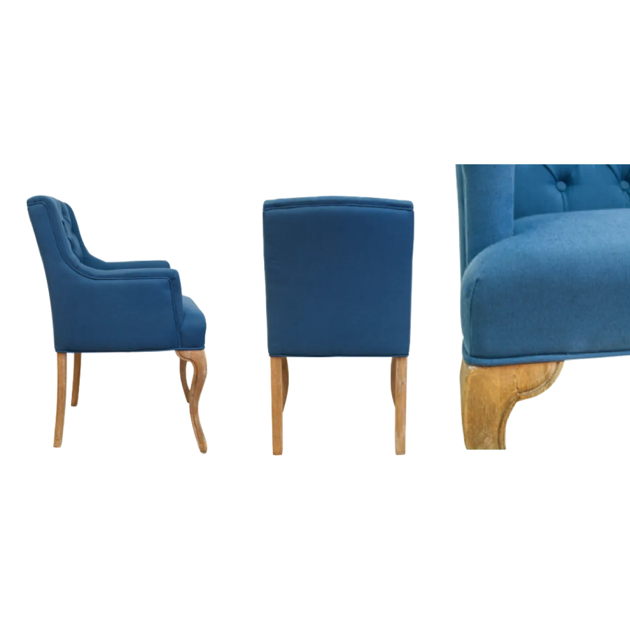Стул French chairs Provence Amelia Blue ArmChair от LaLume