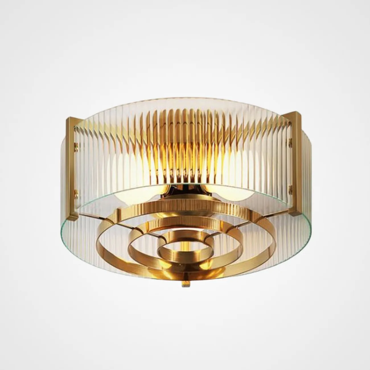 Потолочная люстра из рельефного стекла LUSSA D38 от ImperiumLoft Потолочная люстра из рельефного стекла LUSSA D38 от ImperiumLoft