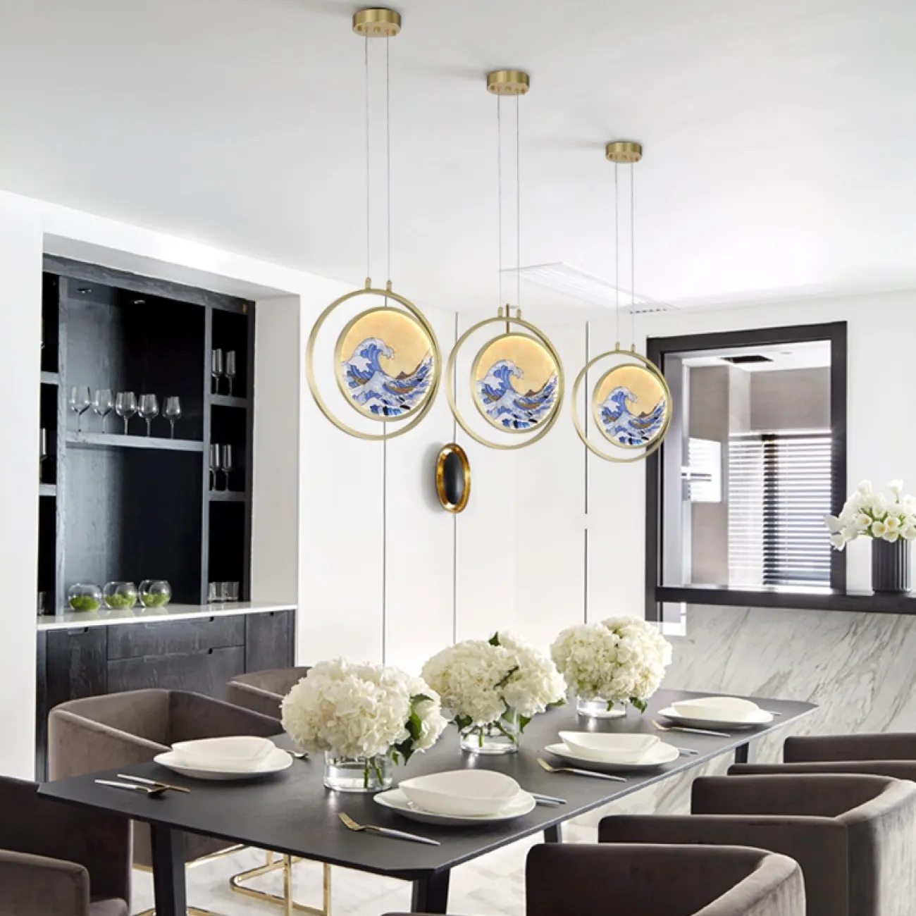 Подвесной светильник AKIRA WAVE ONE от ImperiumLoft