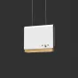 Светодиодный подвесной светильник BOOK 2 H17*21 White от ImperiumLoft