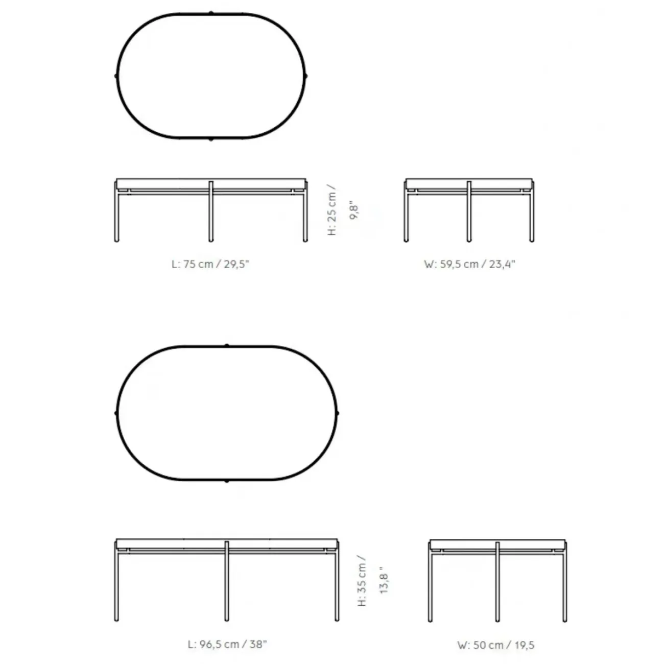 Дизайнерский журнальный столик - LaLume-AP00334