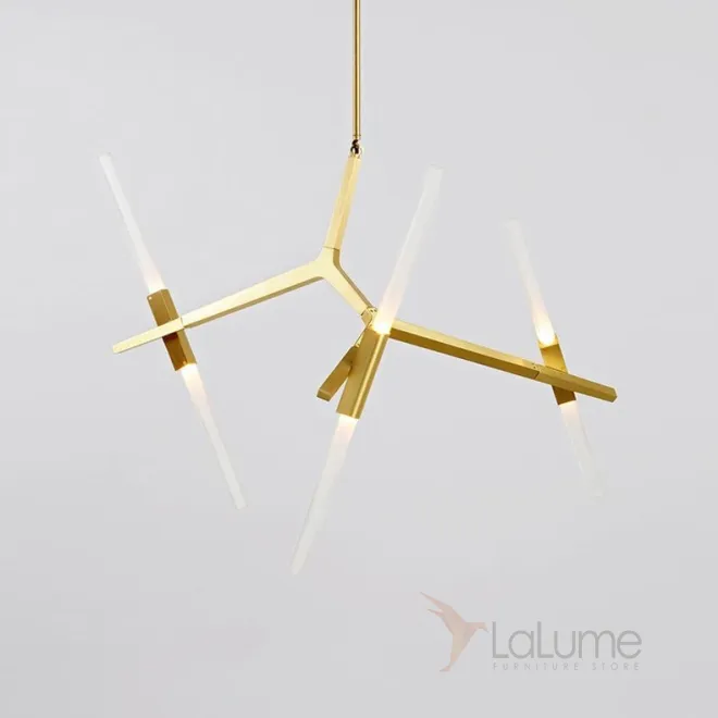 Подвесная люстра ANDES 6 Латунь от ImperiumLoft