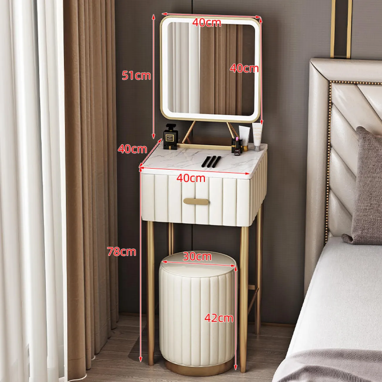 Дизайнерский туалетный столик - LaLume-RR00118