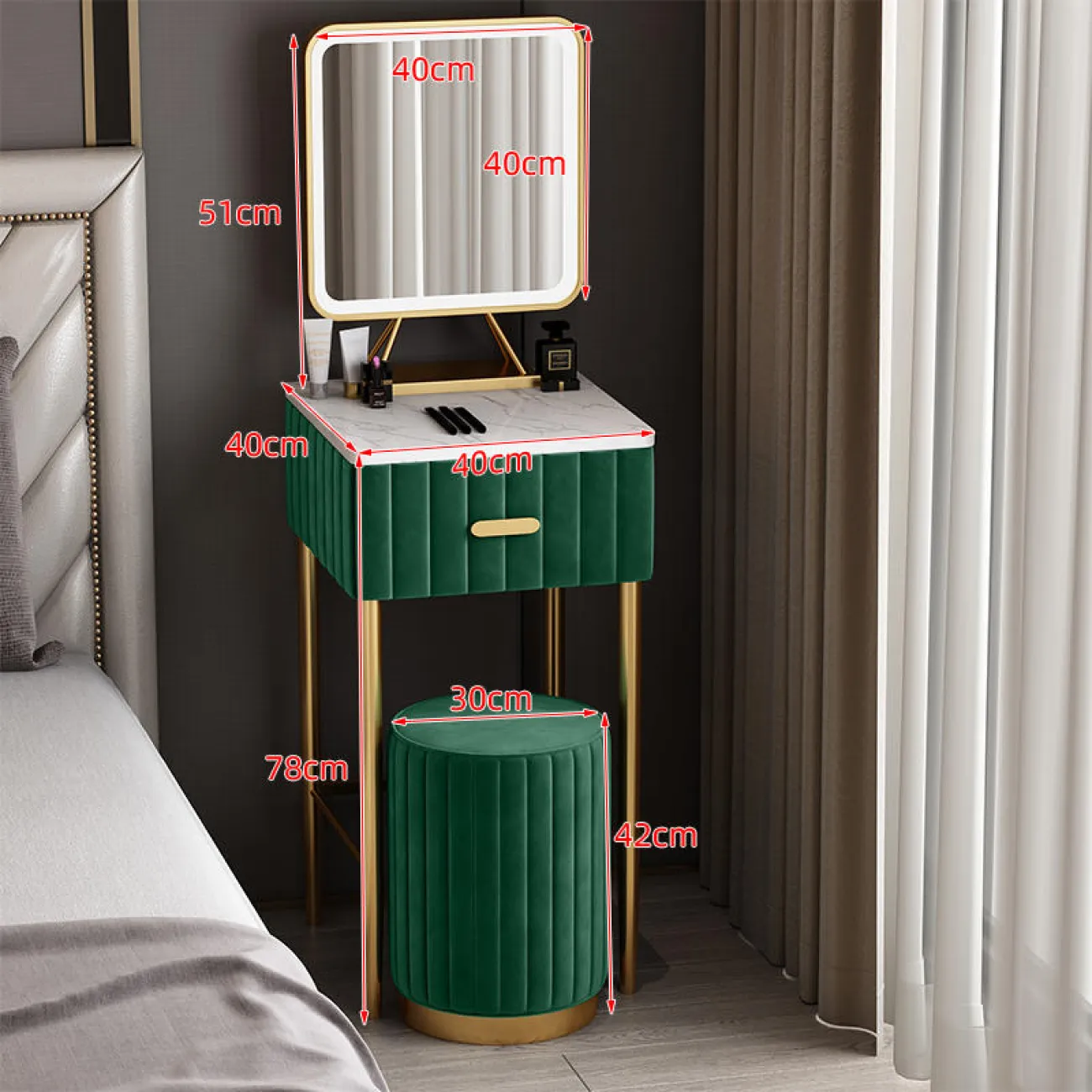 Дизайнерский туалетный столик - LaLume-RR00118