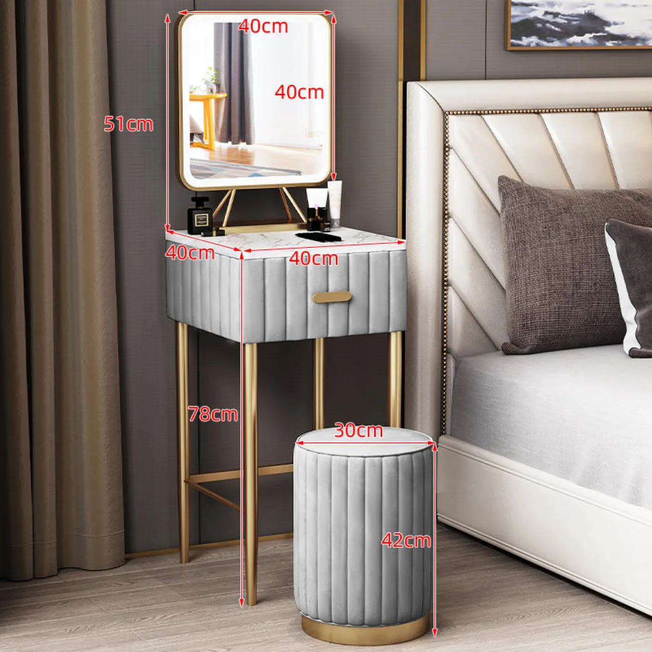 Дизайнерский туалетный столик - LaLume-RR00118