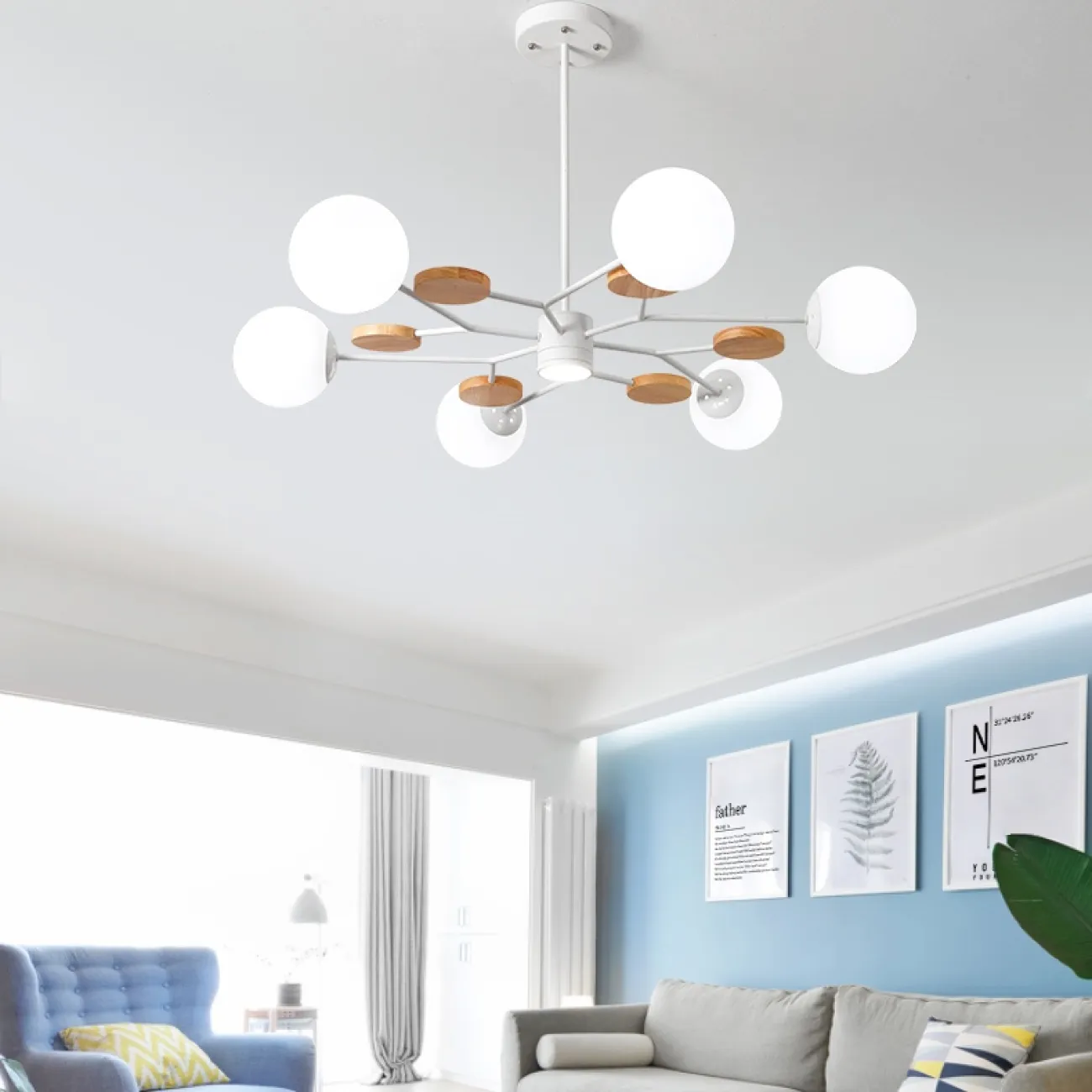 Люстра на штанге MEADE ORB от ImperiumLoft