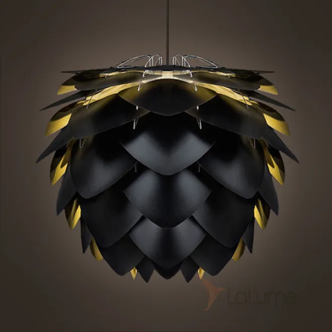 Подвесной светильник pine cone Black & Gold 34 от LaLume