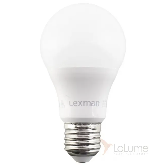 Белая матовая лампочка LED E27 9W