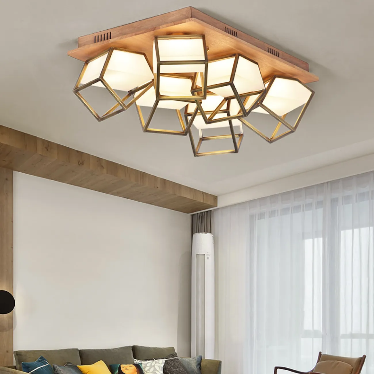 Потолочная люстра TANNING L6 от ImperiumLoft