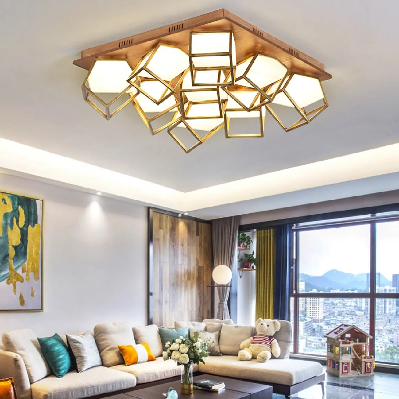 Потолочная люстра TANNING L6 от ImperiumLoft