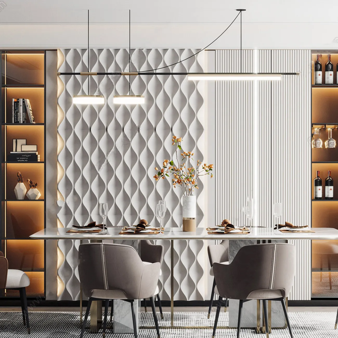 Подвесной светильник ZODIAC ARCH L180 L3 от ImperiumLoft