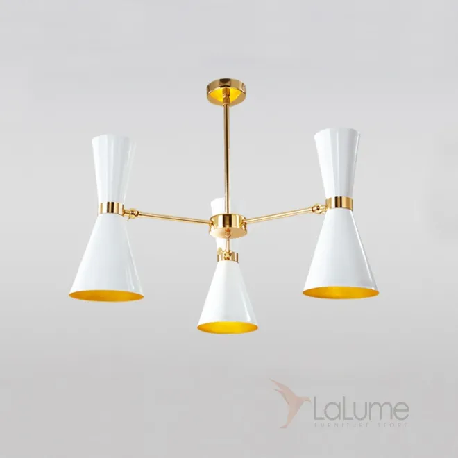 Подвесная люстра BARBELL-X 3 Белый от ImperiumLoft