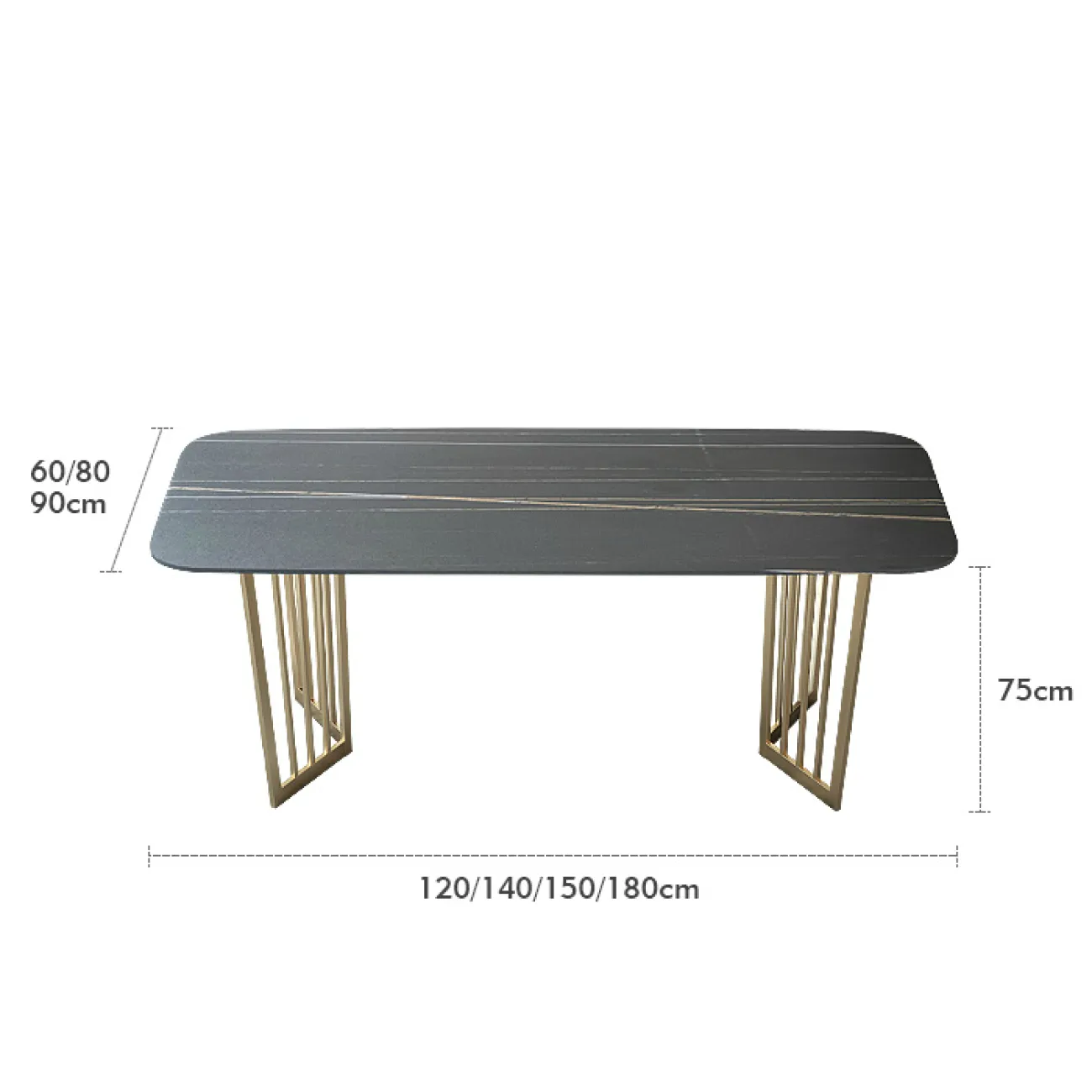 Дизайнерский обеденный стол - LaLume-AZ00397