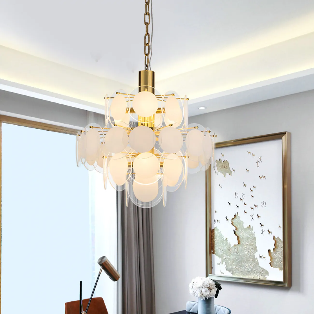 Подвесная люстра FLAKES D65 от ImperiumLoft