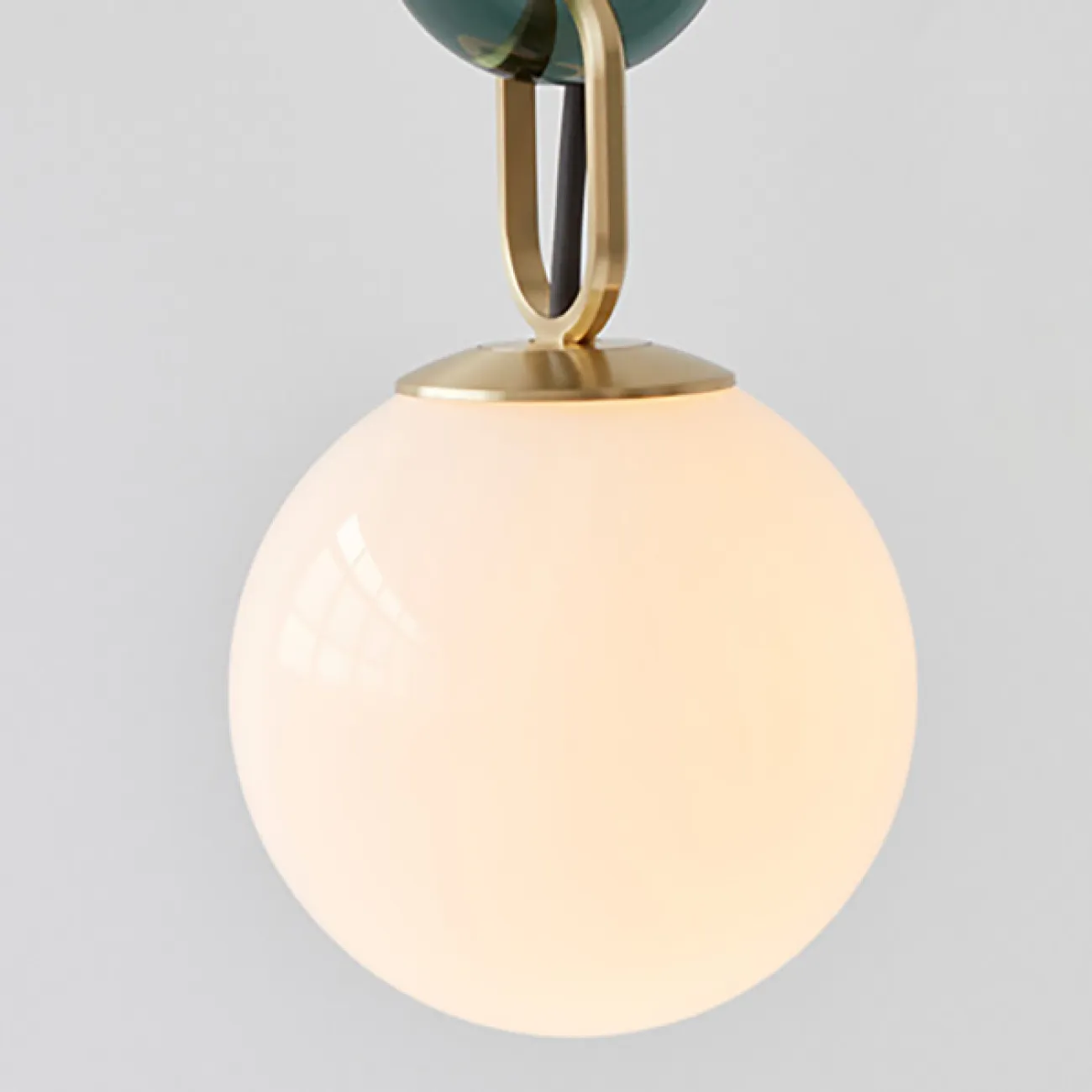 Подвесной светильник CHAIN 2 green от ImperiumLoft