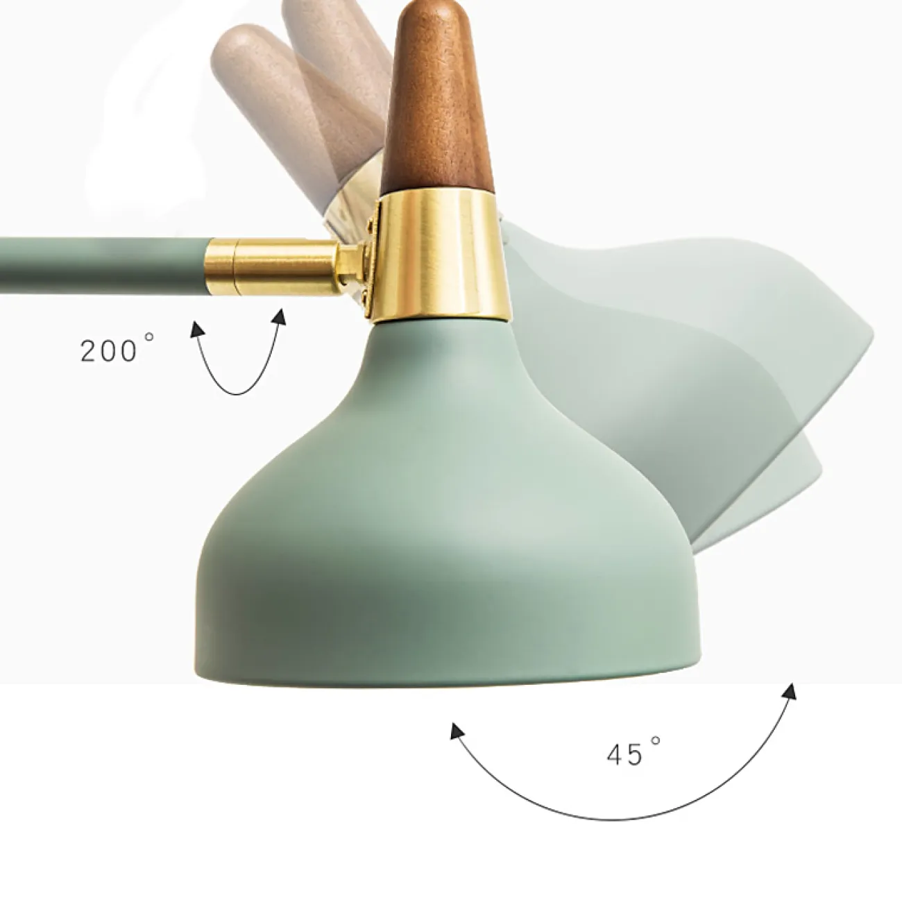 Люстра на штанге OPLAND A 5 lamps White от ImperiumLoft