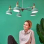 Люстра на штанге OPLAND A 8 lamps Blue от ImperiumLoft
