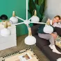 Люстра на штанге OPLAND A 8 lamps Blue от ImperiumLoft
