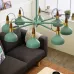 Люстра на штанге OPLAND A 5 lamps Blue