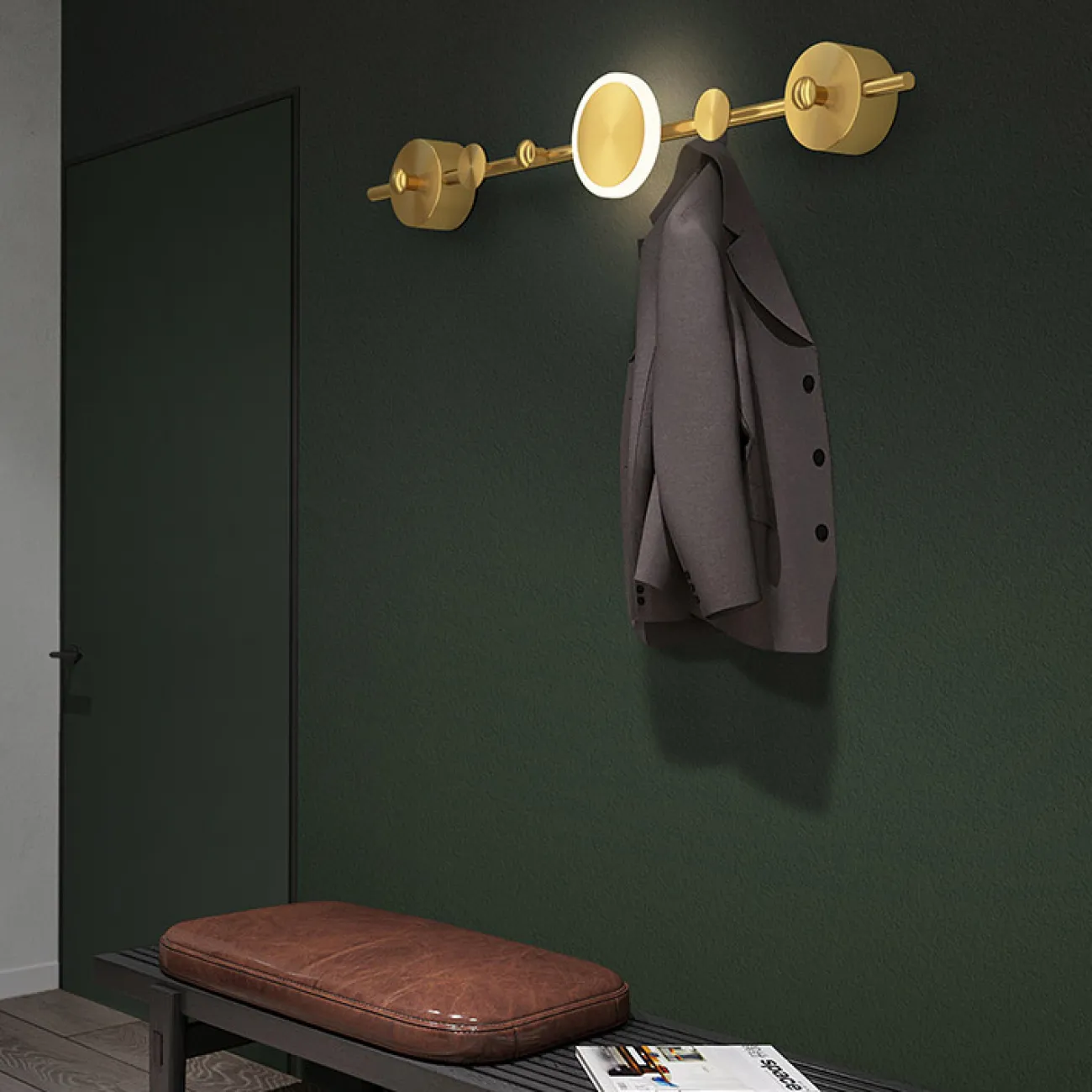 Настенный светильник LIDDA L88 Brass от ImperiumLoft