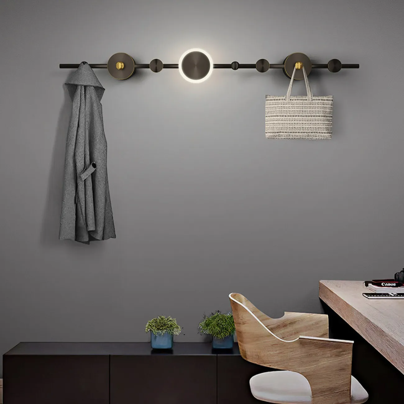 Настенный светильник LIDDA L65 Black от ImperiumLoft Настенный светильник LIDDA L65 Black от ImperiumLoft