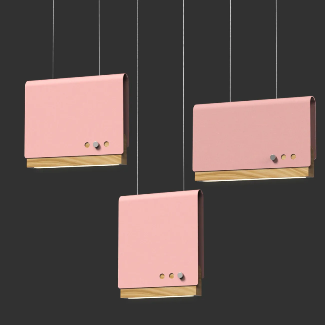 Подвесной светильник BOOK 2 A pink от ImperiumLoft