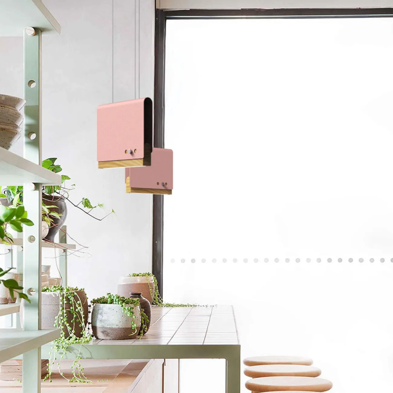 Подвесной светильник BOOK 2 B White от ImperiumLoft