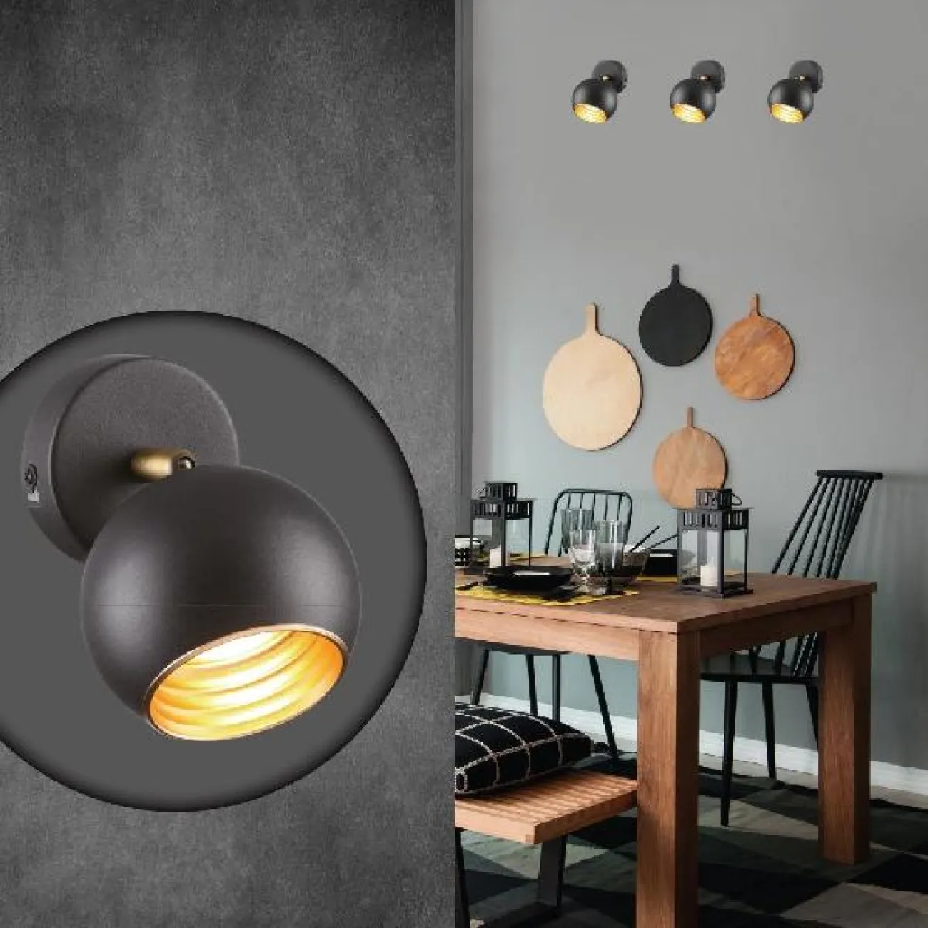 Настенный светильник VOLL WALL от ImperiumLoft