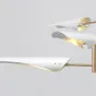 Подвесная люстра BEAM 8 Черный от ImperiumLoft
