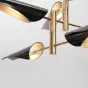 Подвесная люстра BEAM 8 Черный от ImperiumLoft
