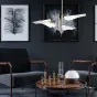 Подвесная люстра BEAM 8 Черный от ImperiumLoft