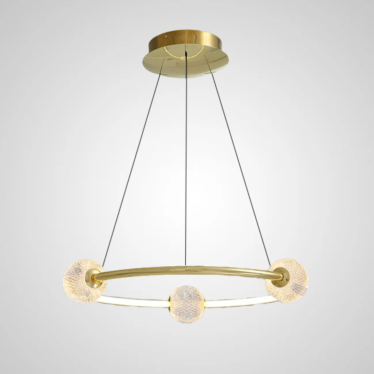 Подвесная люстра STORMS CH D68 Chrome от ImperiumLoft