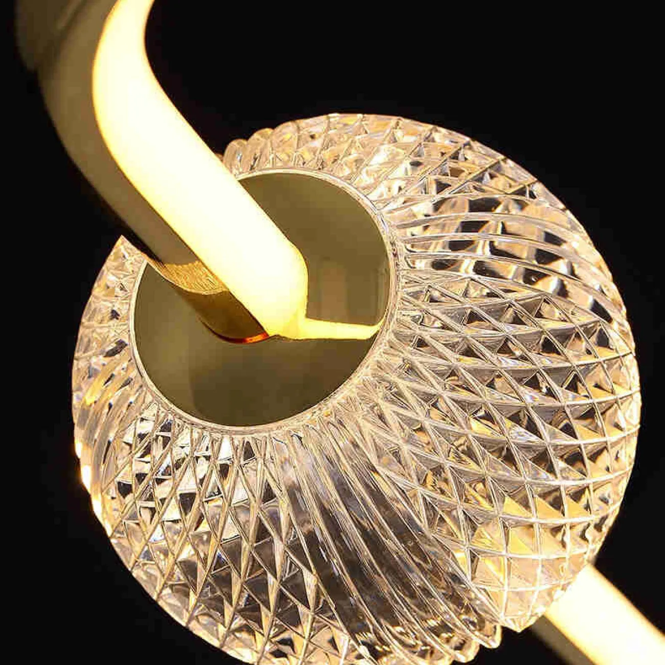 Подвесная люстра STORMS CH D68 Gold от ImperiumLoft