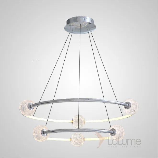 Подвесная люстра STORMS CH D89 D68 Chrome от ImperiumLoft