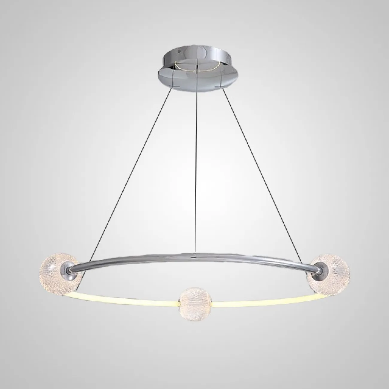 Подвесная люстра STORMS CH D89 D68 Chrome от ImperiumLoft